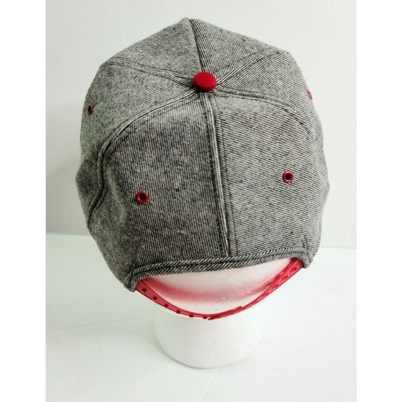Russel duncan Black tweed Snapback Cap hat - Picture 4 of 5